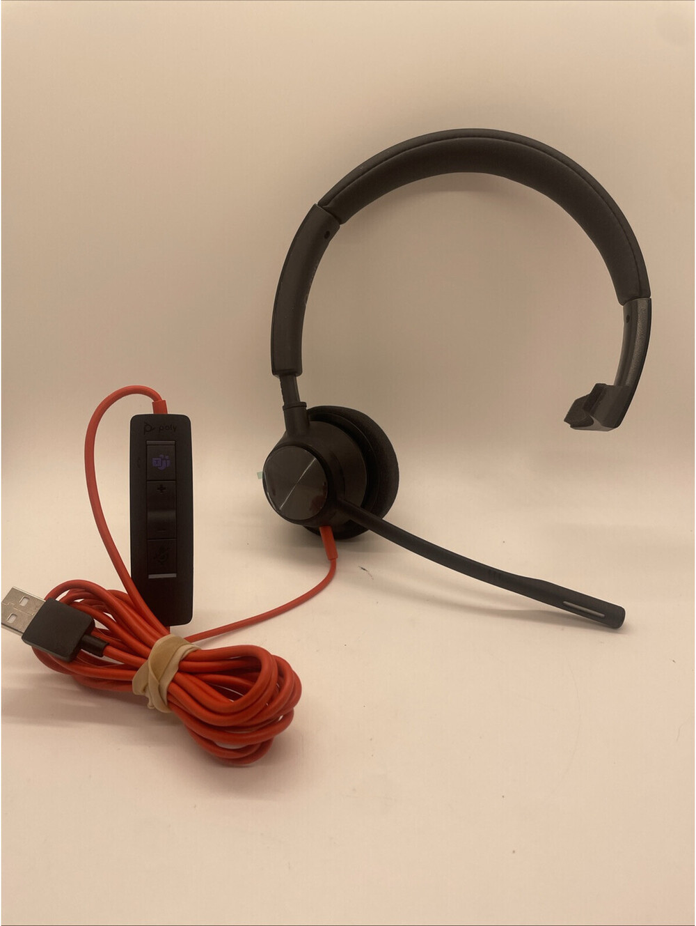 Plantronics Poly Blackwire 3310 On-Ear Headset BW3310 USB-A                (S12)